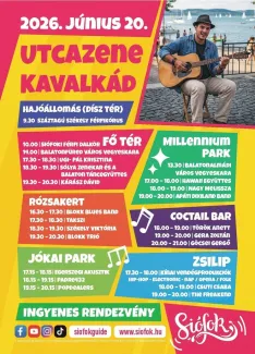 Utcazene Kavalkád Siófokon Dallamok a Balaton partján